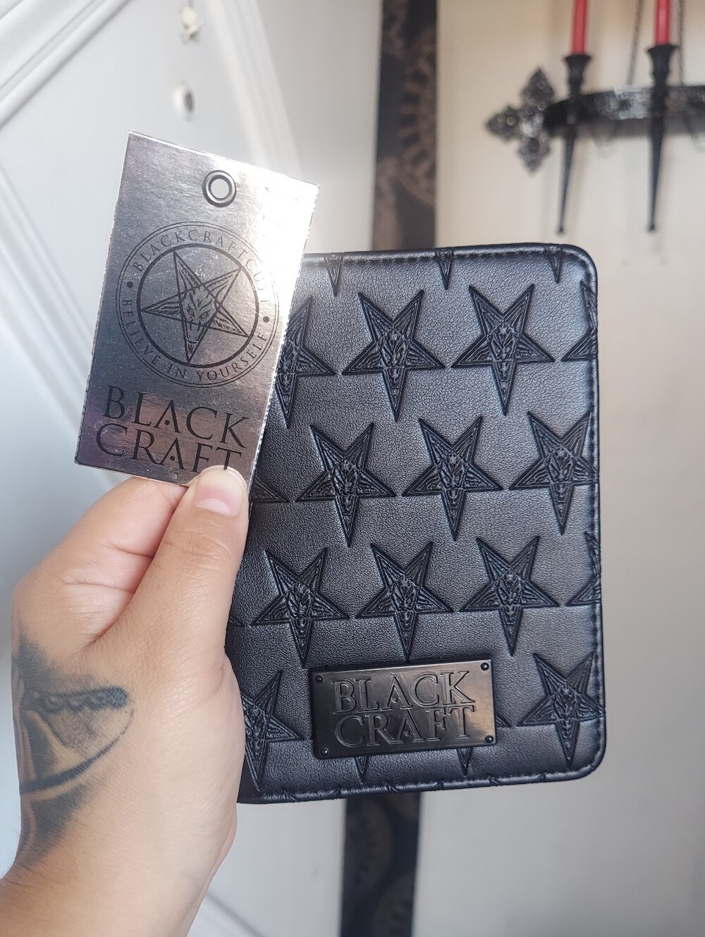 Blackcraft Cult Passport Wallet NWT🖤